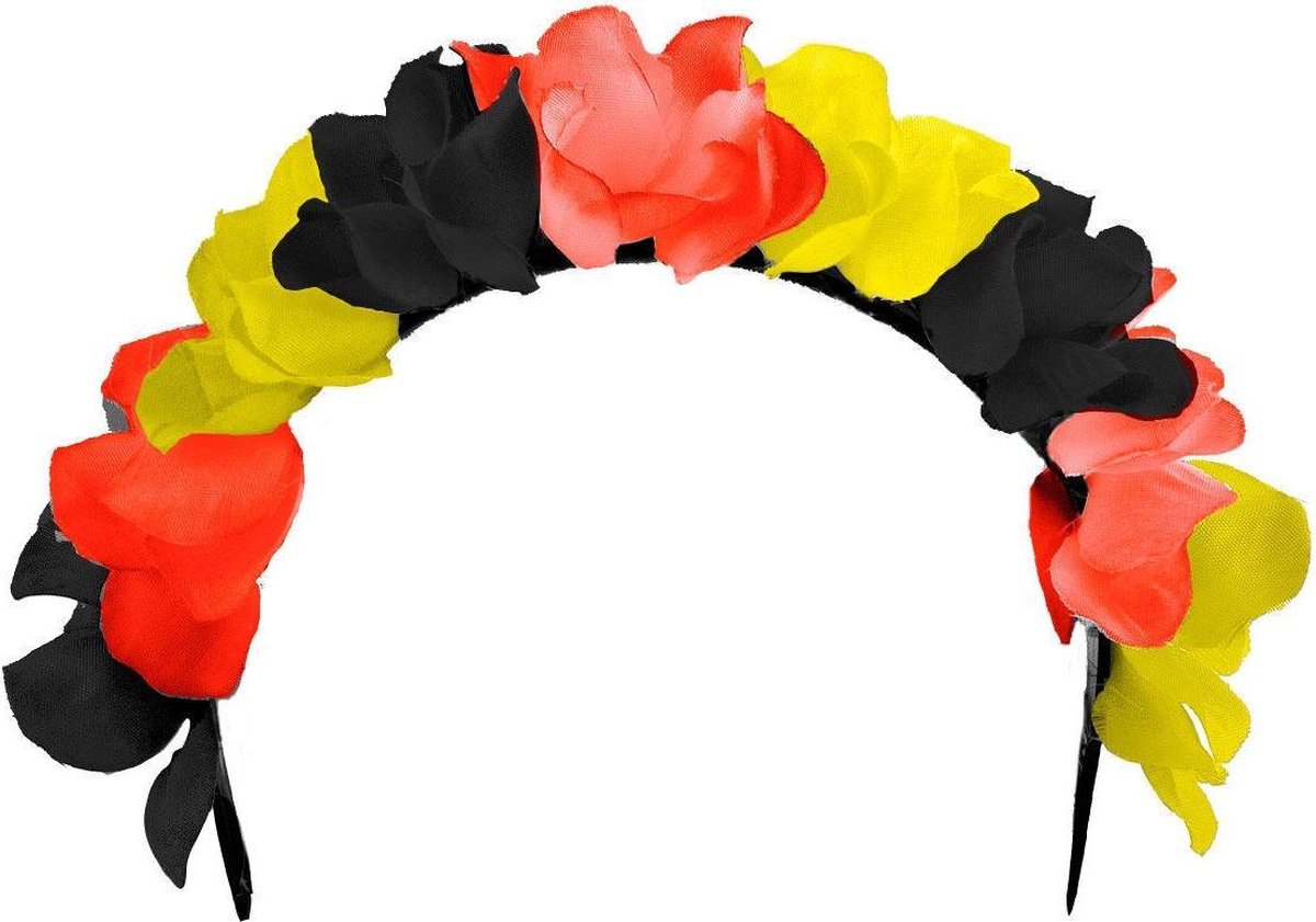 FOLAT BV - België of Duitsland supporter haarband voor volwassenen - Accessoires > Haar & hoofdbanden